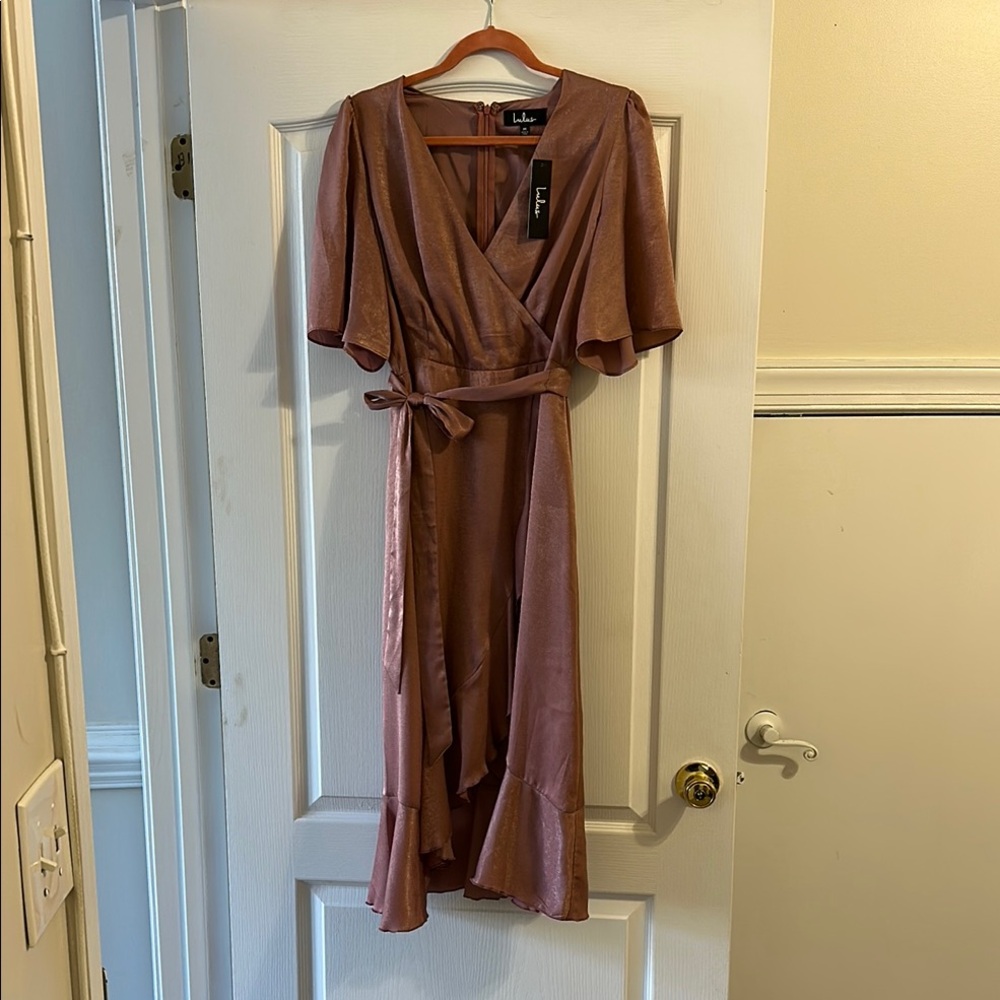 Lulu's Mauve Wrap Dress